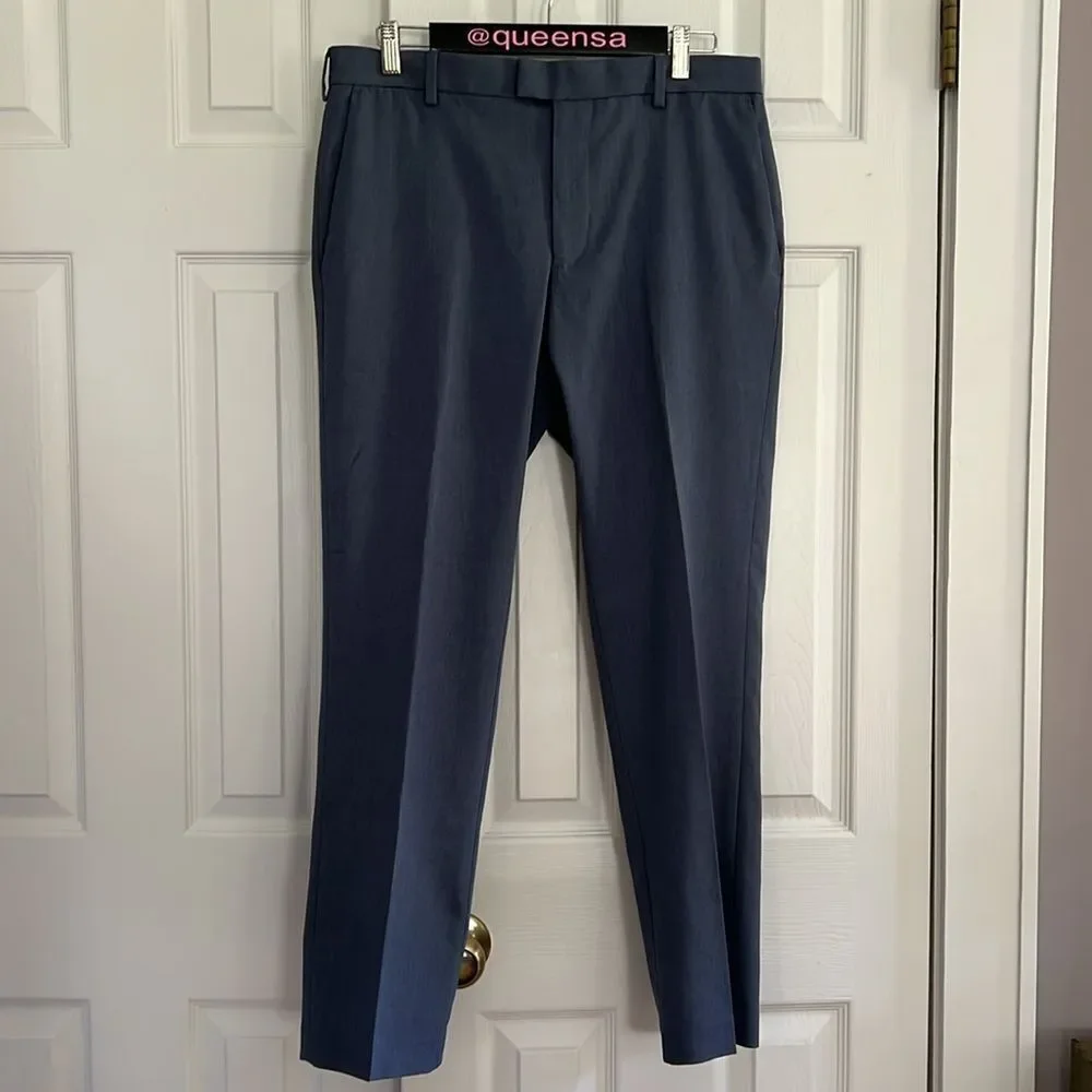 Van Heusen Flex Classic Blue  Slim Dres Pants